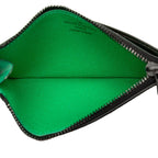 Louis Vuitton Monogram Macassar Coin Purse Card Case Fragment Brown Green — view 4