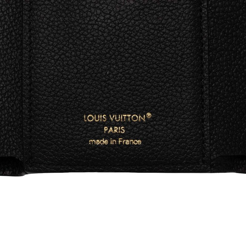 Louis Vuitton Monogram Empreinte Portefeuille Victorine Trifold Wallet Black — view 5