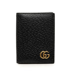 Gucci GG Marmont Card Case Black Leather