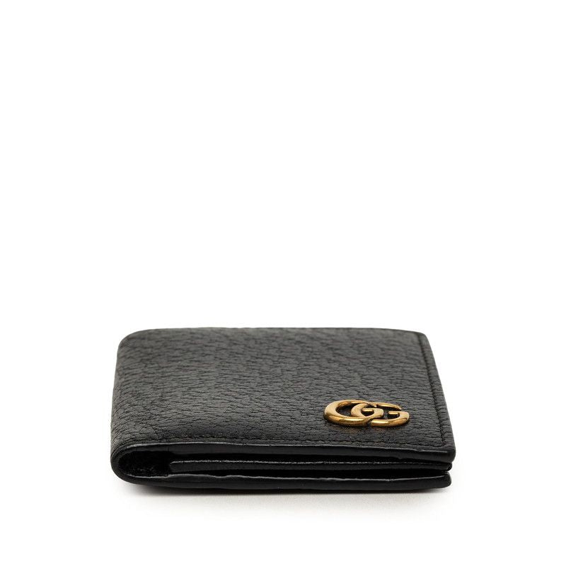 Gucci GG Marmont Card Case Black Leather — view 3