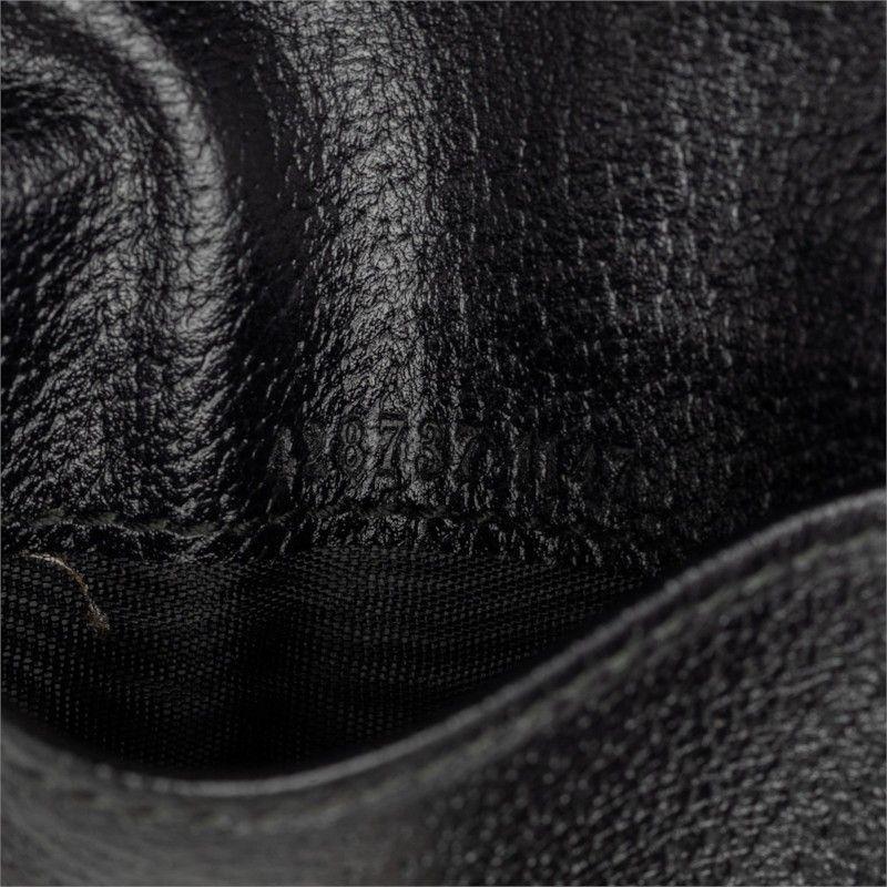 Gucci GG Marmont Card Case Black Leather — view 7