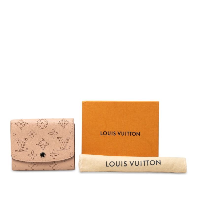 Louis Vuitton Monogram Mahina Portefeuille Iris Bifold Wallet Jasmine Pink — view 7