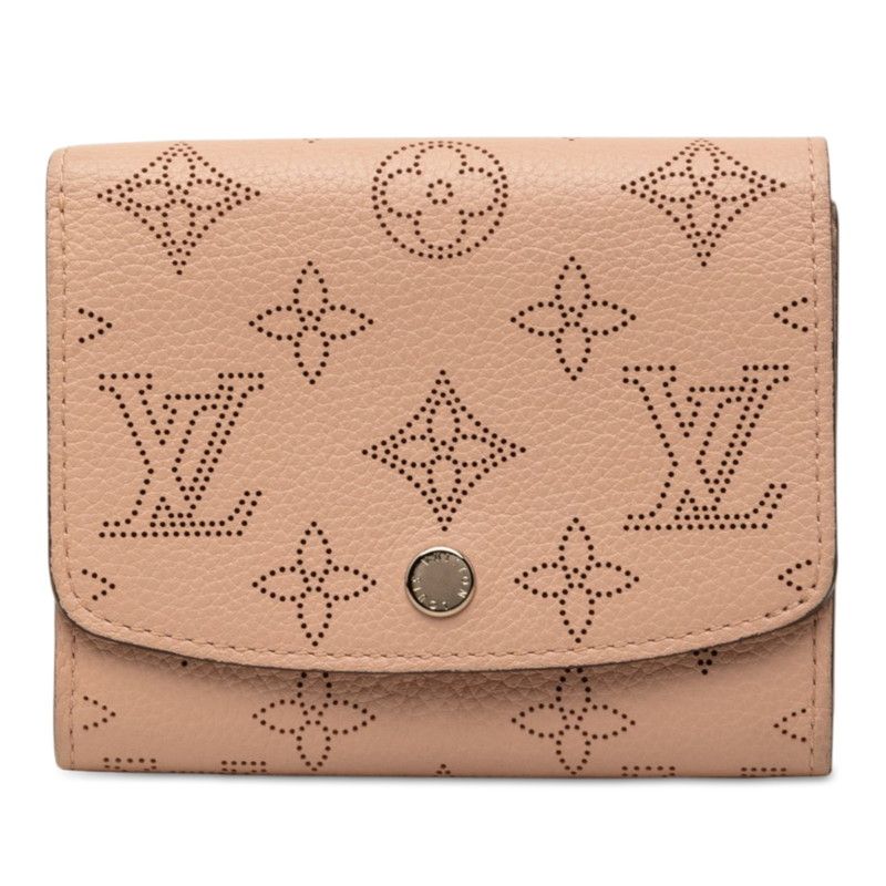 Louis Vuitton Monogram Mahina Portefeuille Iris Bifold Wallet Jasmine Pink