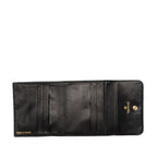Chanel CC Logo Bifold Wallet Black Caviar Leather — view 4