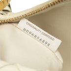 Bottega Veneta Intrecciato Mini Jodie Handbag White Patent Leather — view 7
