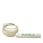 Bottega Veneta Intrecciato Mini Jodie Handbag White Patent Leather — view 8