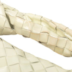 Bottega Veneta Intrecciato Mini Jodie Handbag White Patent Leather — view 6