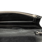Saint Laurent Cassandra Crossbody Chain Shoulder Bag Wallet Black Leather — view 4