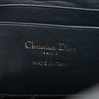 Dior Oblique Trotter 30 Montaigne Clutch Jacquard Navy Canvas Leather — view 5