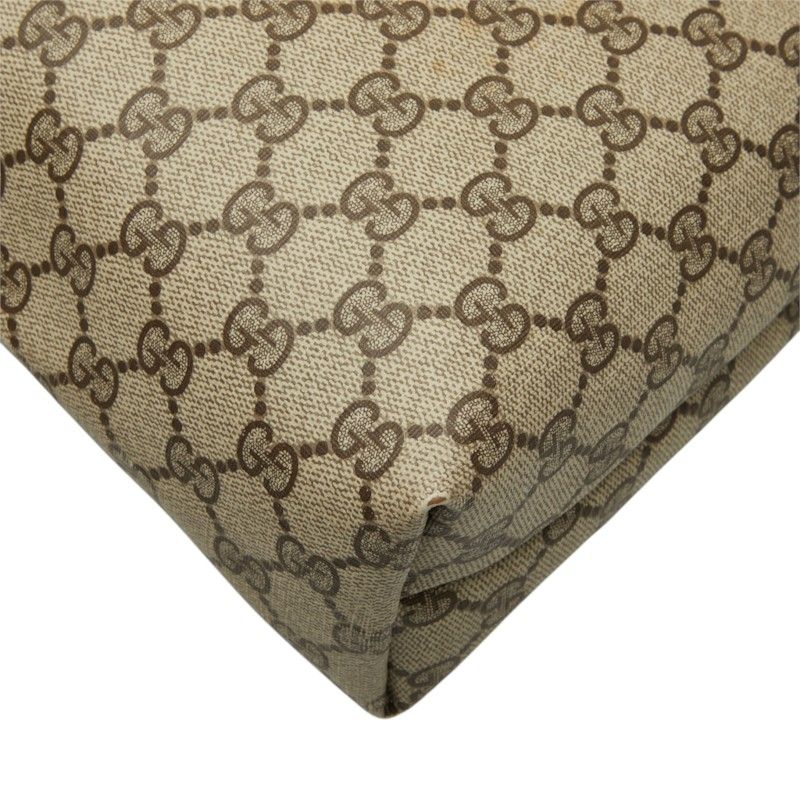 Gucci Vintage GG Plus Sherry Line Shoulder Bag Tote Beige — view 6