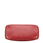 Prada 2-Way Shoulder Bag Red Gold Saffiano Leather — view 3