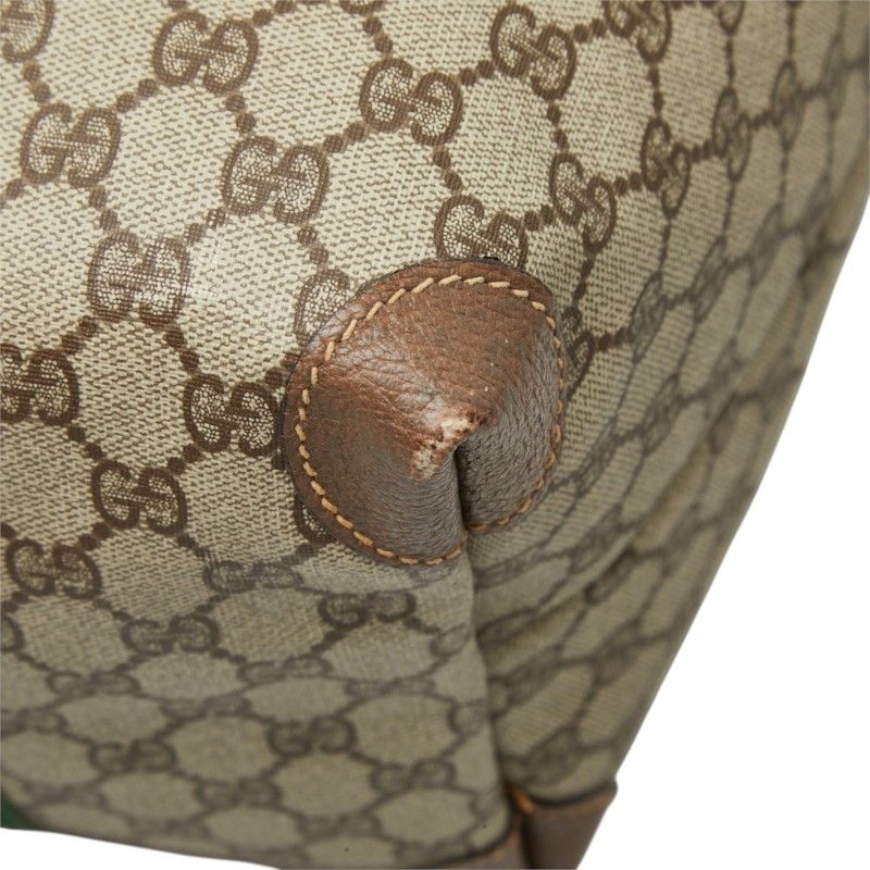 Gucci GG Supreme Sherry Line Boston Bag 012 39 Beige Leather — view 4