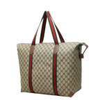 Gucci GG Supreme Sherry Line Boston Bag 012 39 Beige Leather — view 2