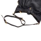 Louis Vuitton Monogram Mahina XS Shoulder Bag Noir Black Leather — view 8