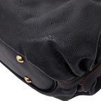Louis Vuitton Monogram Mahina XS Shoulder Bag Noir Black Leather — view 6