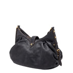 Louis Vuitton Monogram Mahina XS Shoulder Bag Noir Black Leather — view 2