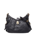 Louis Vuitton Monogram Mahina XS Shoulder Bag Noir Black Leather