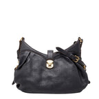 Louis Vuitton Monogram Mahina XS Shoulder Bag Noir Black Leather