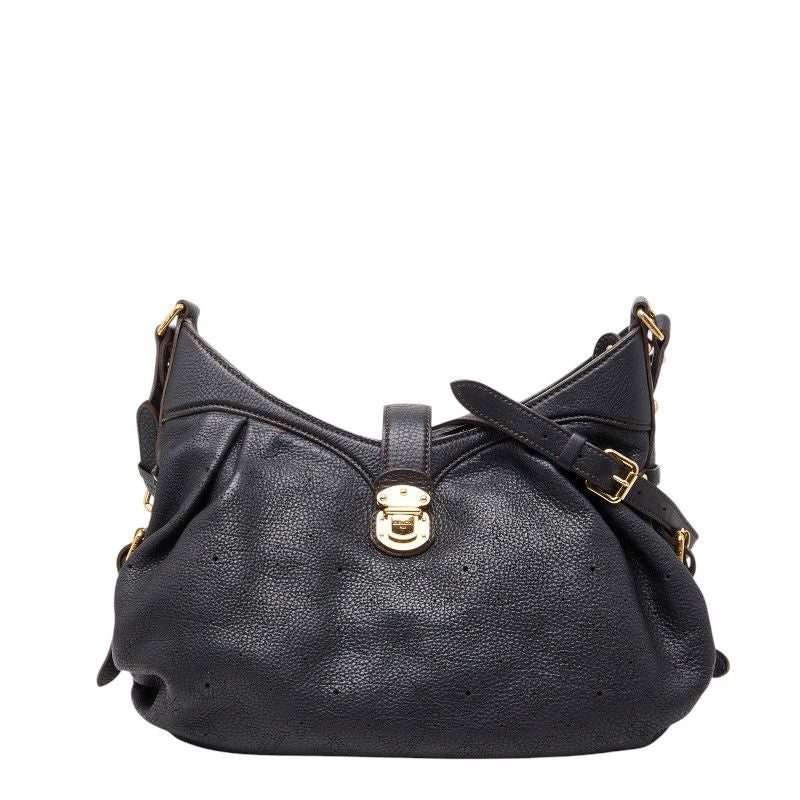 Louis Vuitton Monogram Mahina XS Shoulder Bag Noir Black Leather