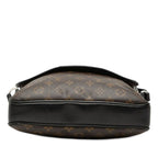 Louis Vuitton Monogram Macassar Bus MM Crossbody Shoulder Bag Brown Leather — view 3