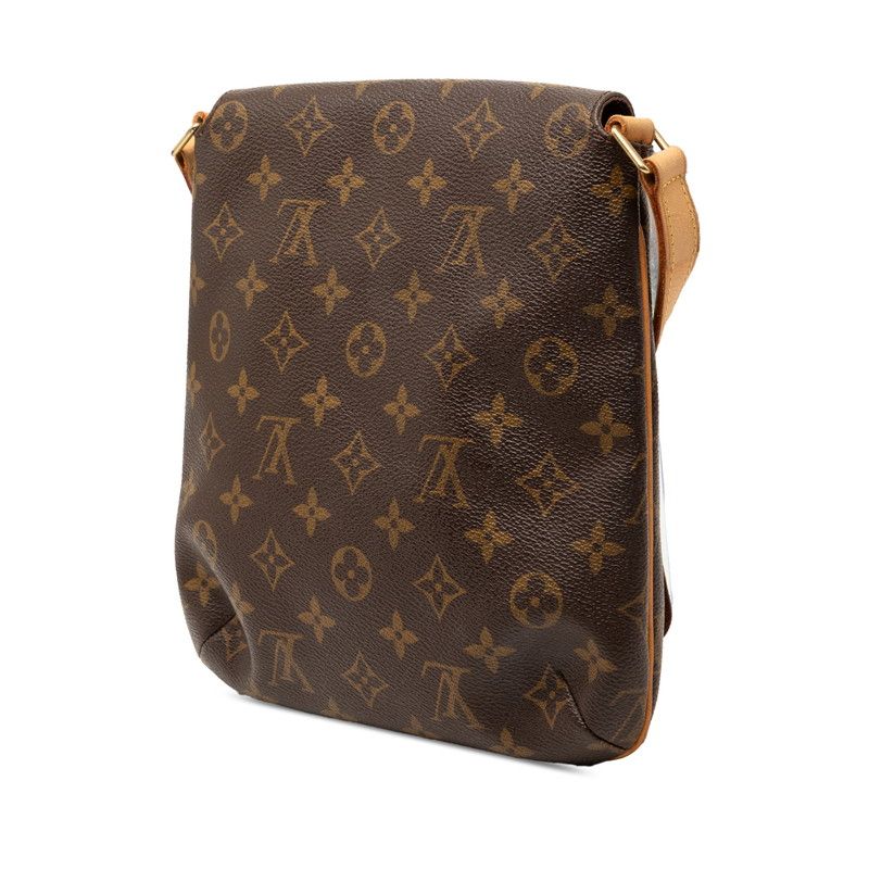 Louis Vuitton Monogram Musette Salsa Short Shoulder Bag Brown Leather — view 2
