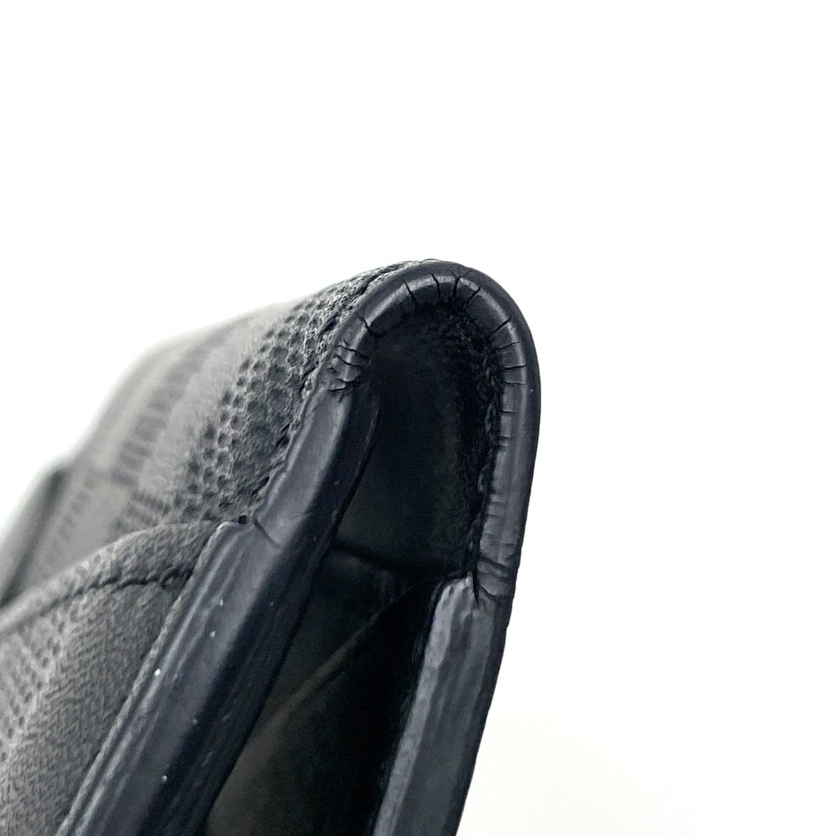 Louis Vuitton Pocket Organizer Card Case Business Fixed Era Damier Infini Onyx — view 4