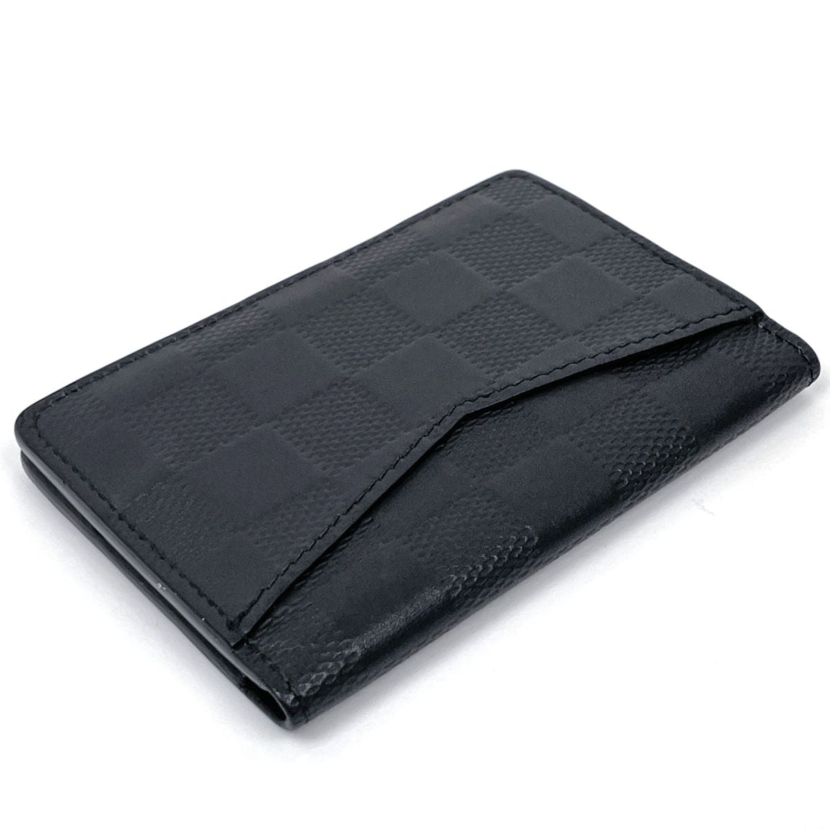 Louis Vuitton Pocket Organizer Card Case Business Fixed Era Damier Infini Onyx — view 2
