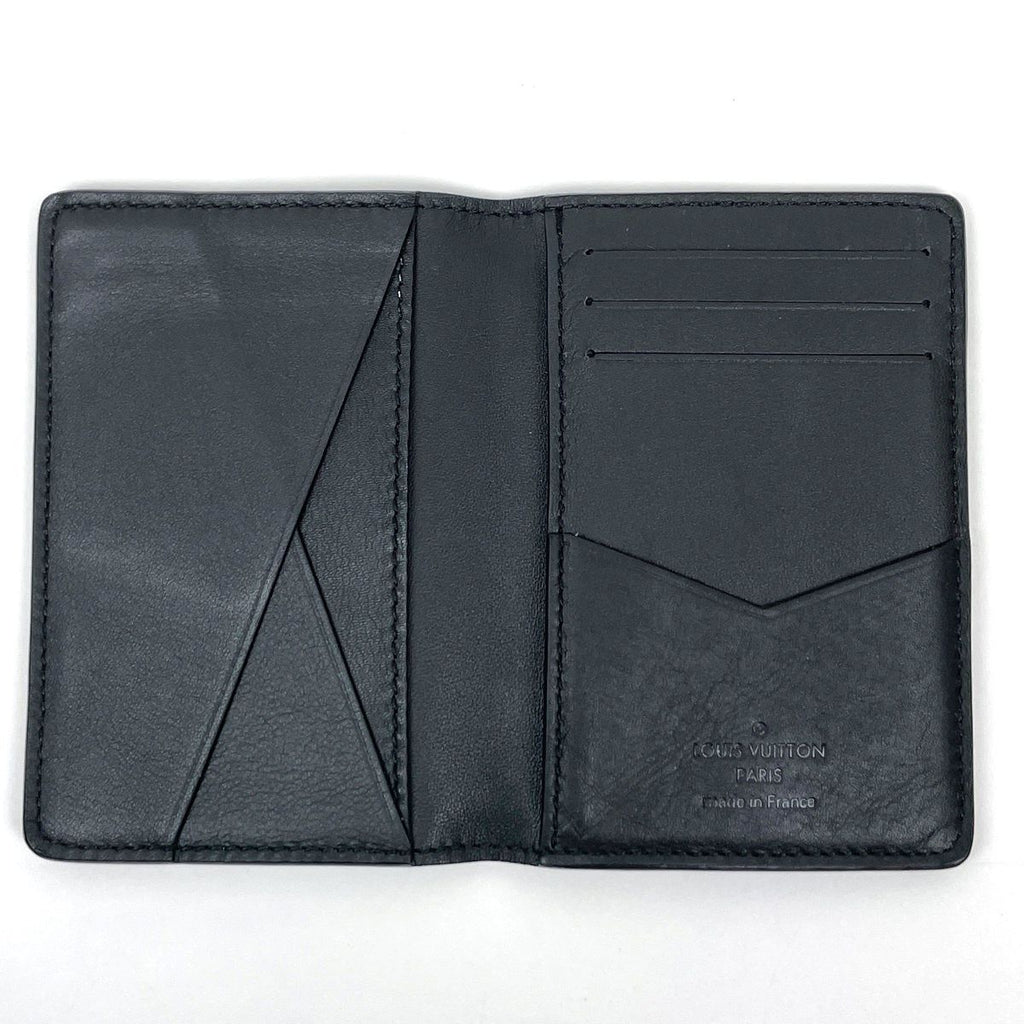 Louis Vuitton Pocket Organizer Card Case Business Fixed Era Damier Infini Onyx — view 5
