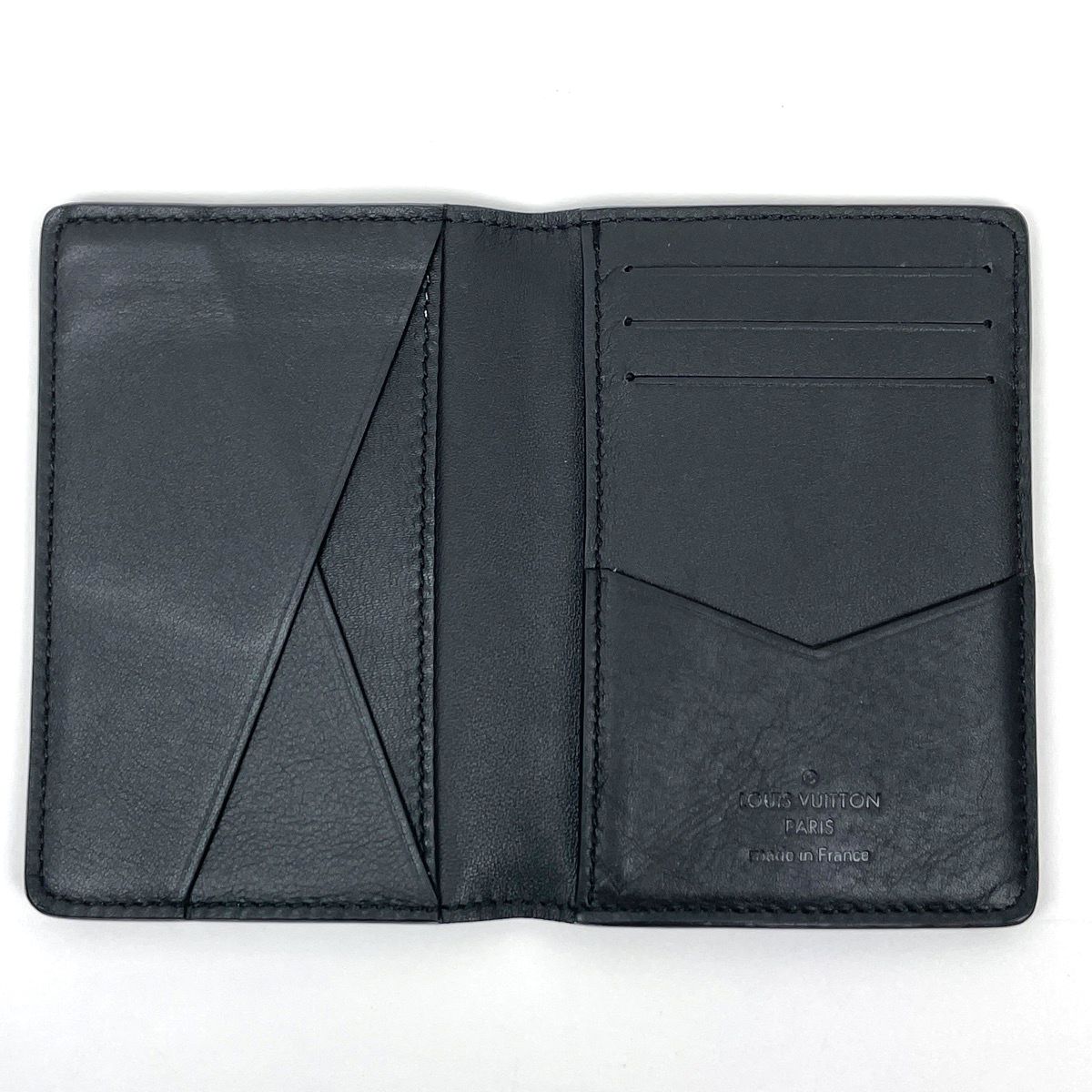 Louis Vuitton Pocket Organizer Card Case Business Fixed Era Damier Infini Onyx — view 5