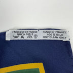 Hermes Carre 90 in Salzburg Scarf Silk Navy Green Multicolor — view 2
