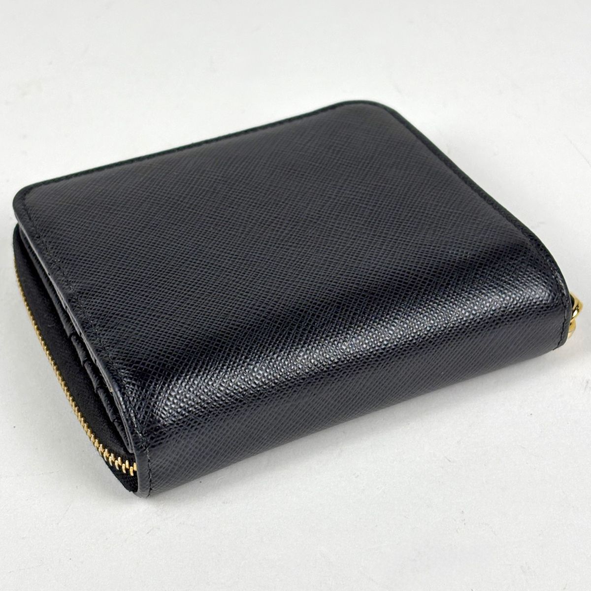 Prada Bifold Wallet Leather Nero — view 2