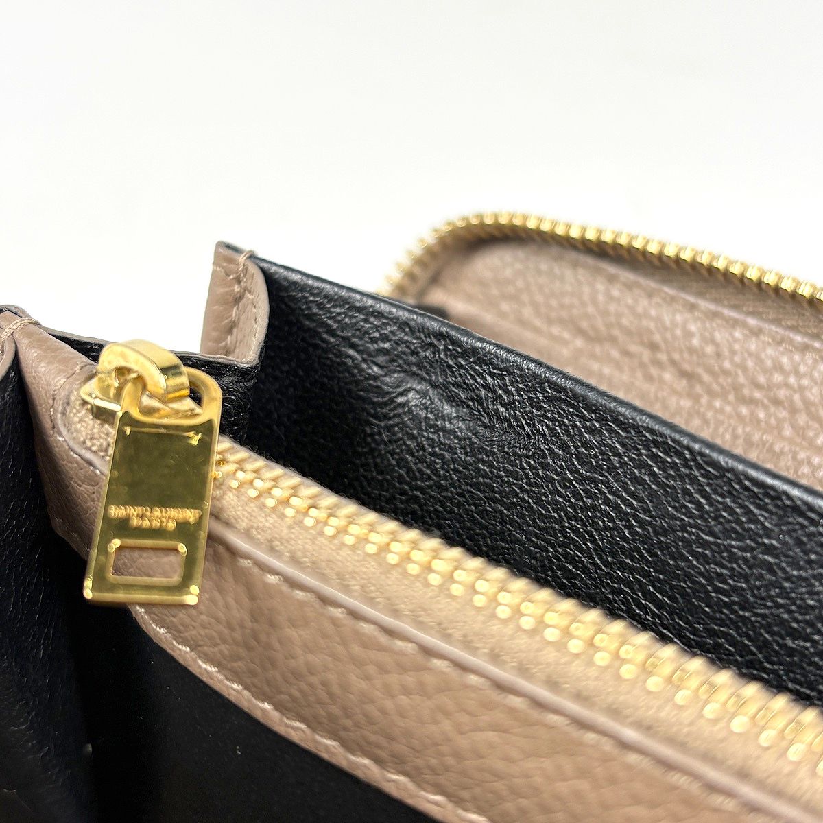 Saint Laurent Wallet Cassandra Leather Brown — view 6