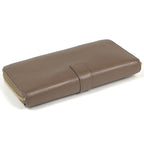 Saint Laurent Wallet Cassandra Leather Brown — view 2