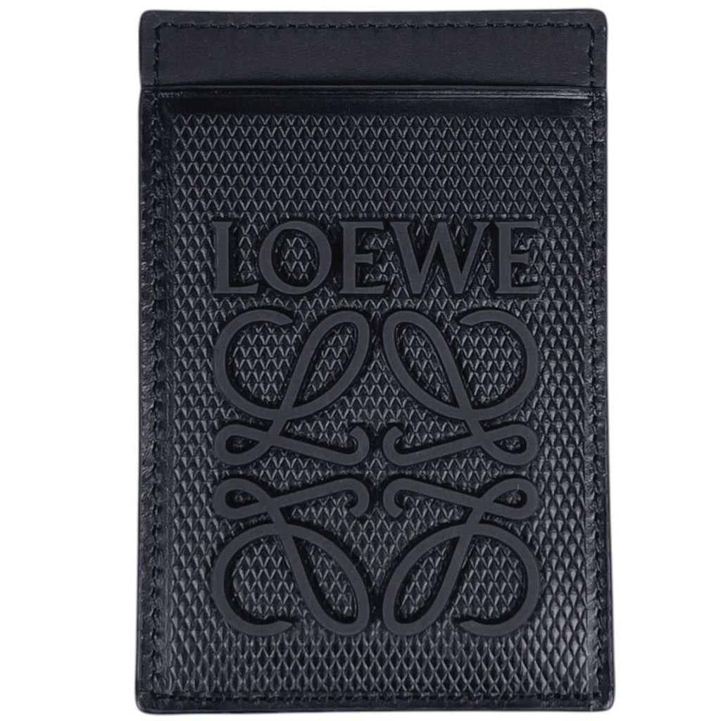Loewe Card Case Anagram Leather Black