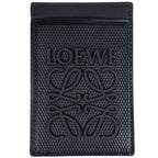 Loewe Card Case Anagram Leather Black