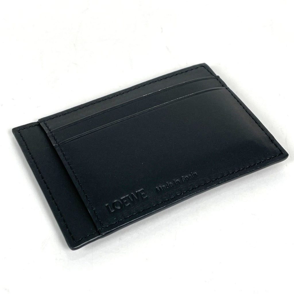 Loewe Card Case Anagram Leather Black — view 2