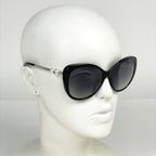 Chanel Sunglasses CC Logo Eyewear Gradient Acetate Faux Pearl Black — view 5
