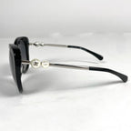 Chanel Sunglasses CC Logo Eyewear Gradient Acetate Faux Pearl Black — view 2