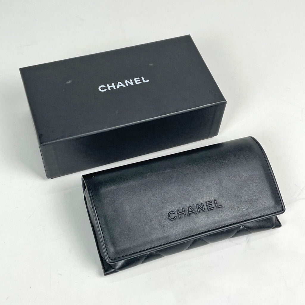 Chanel Sunglasses CC Logo Eyewear Gradient Acetate Faux Pearl Black — view 6