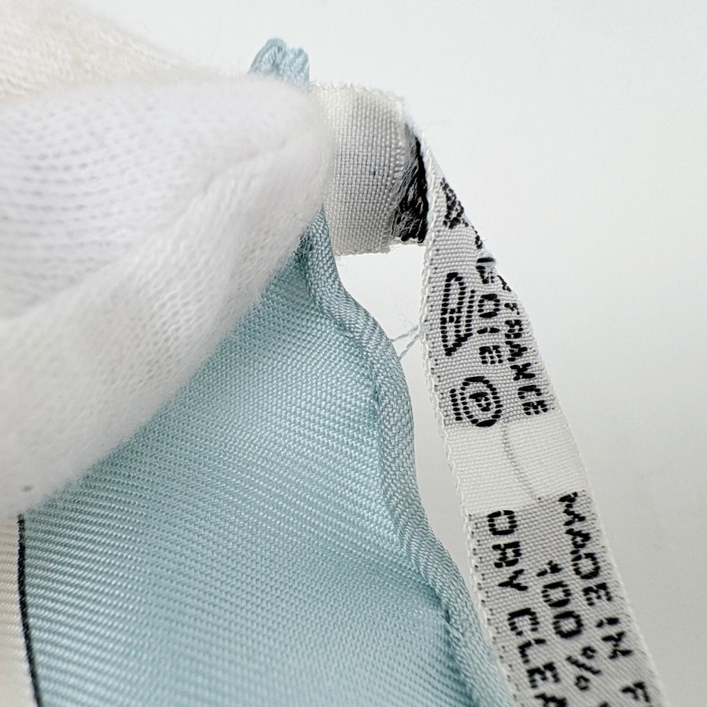 Hermes Carre 90 Voyage en Russie Scarf Russia Silk Light Blue Multicolor — view 3