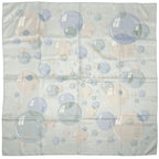 Hermes Carre 90 Bal de Bulles Scarf Chien Bombama Silk Light Blue Pink