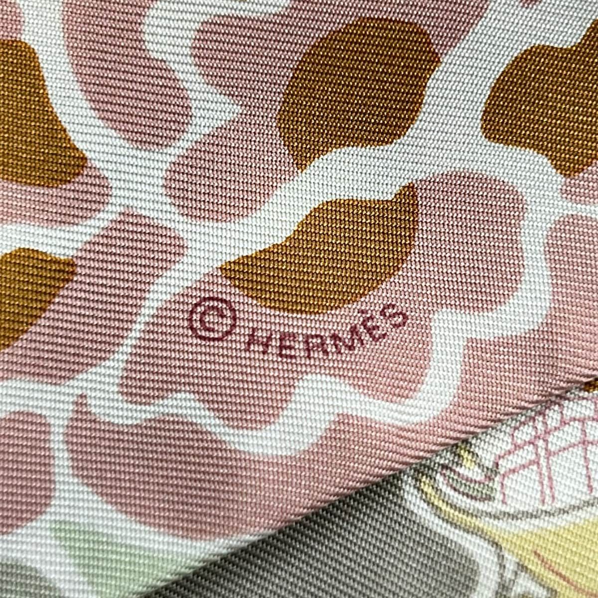 Hermes Scarf Twilly Pink Bingata — view 2