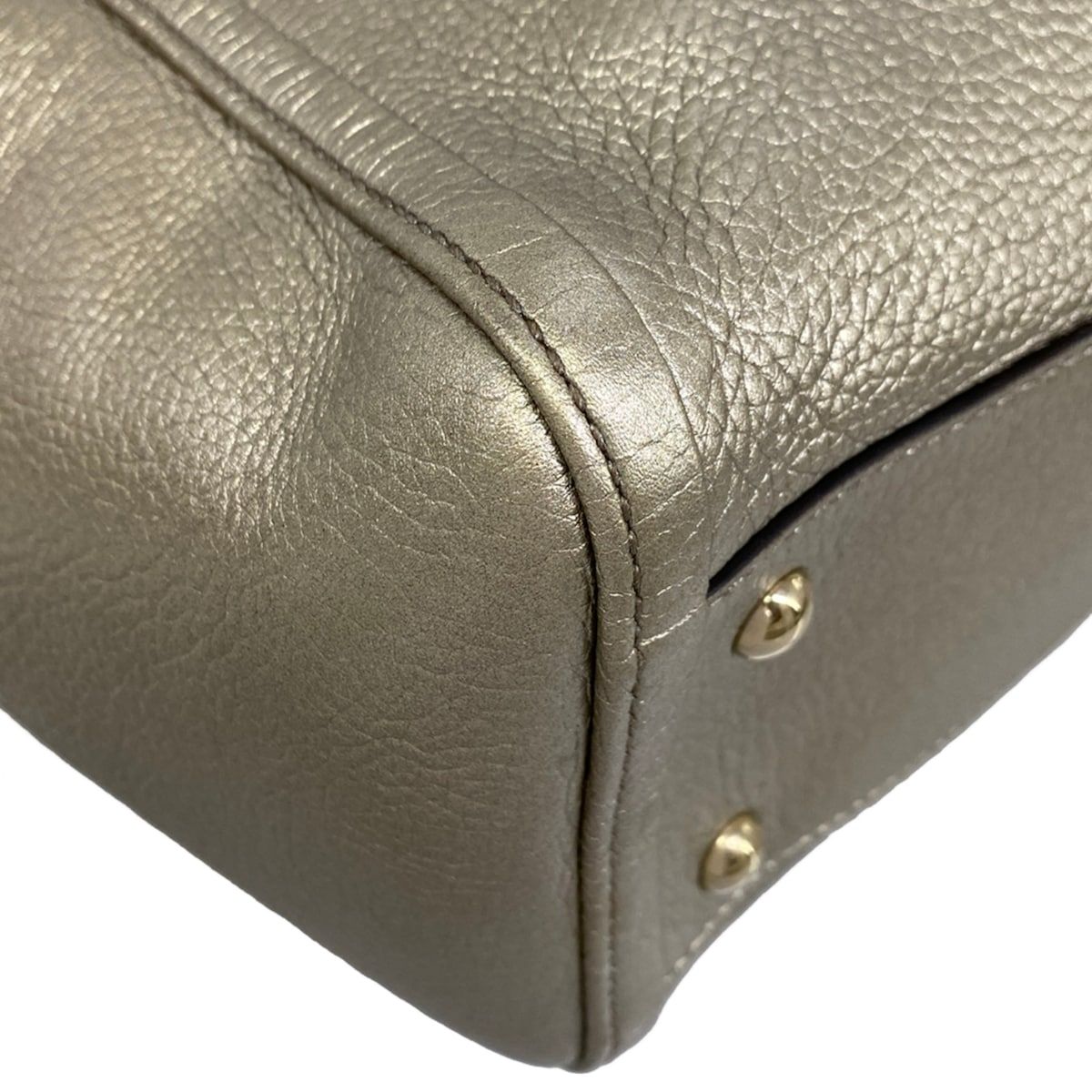 Gucci Handbag Soho Champagne Gold Tassel Fringe Leather — view 6