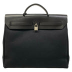 Hermes Handbag Herbag MM Black Leather — view 3