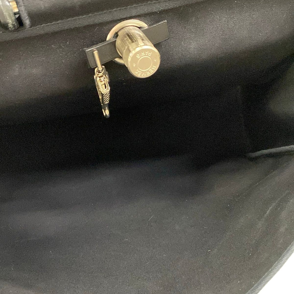 Hermes Handbag Herbag MM Black Leather — view 7