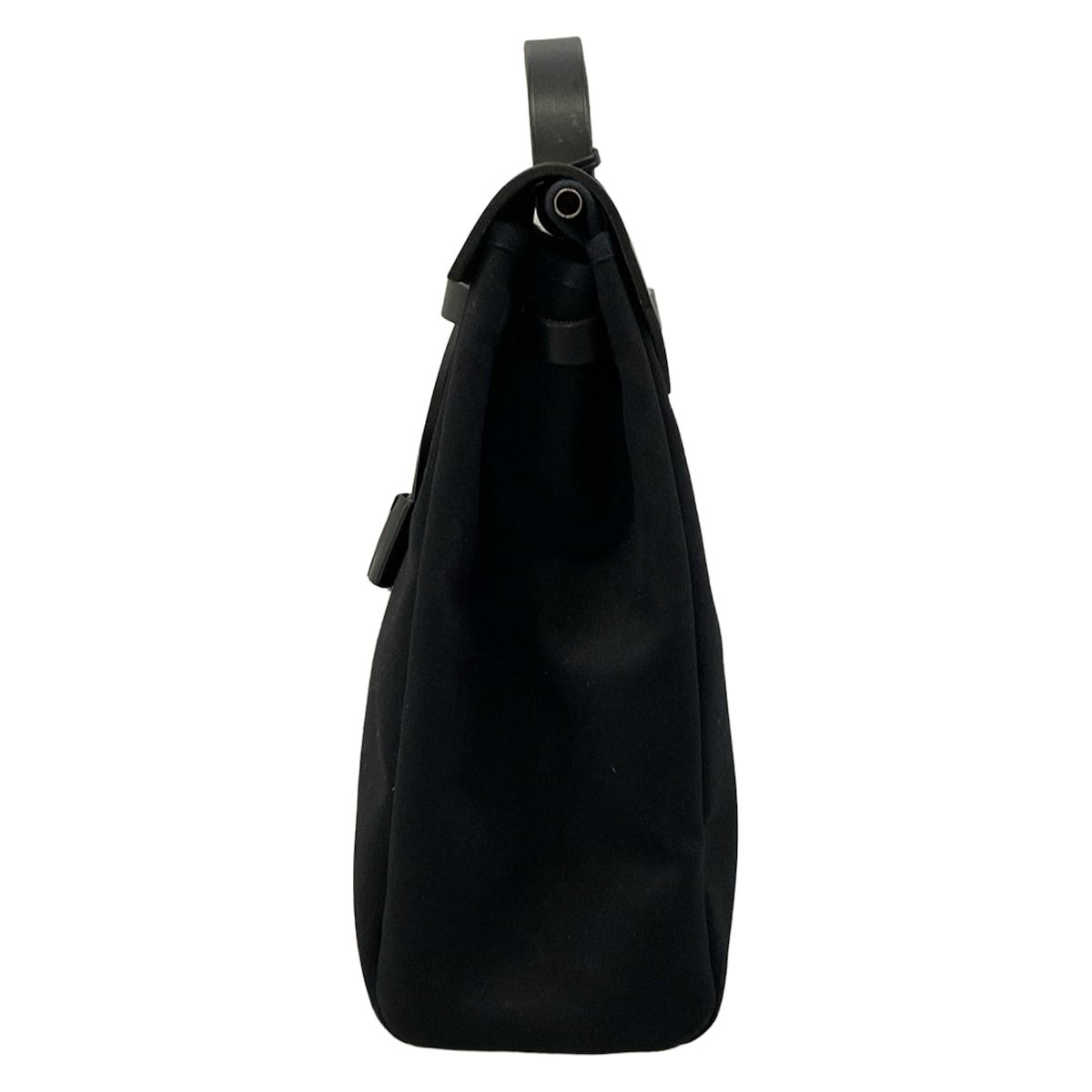 Hermes Handbag Herbag MM Black Leather — view 4