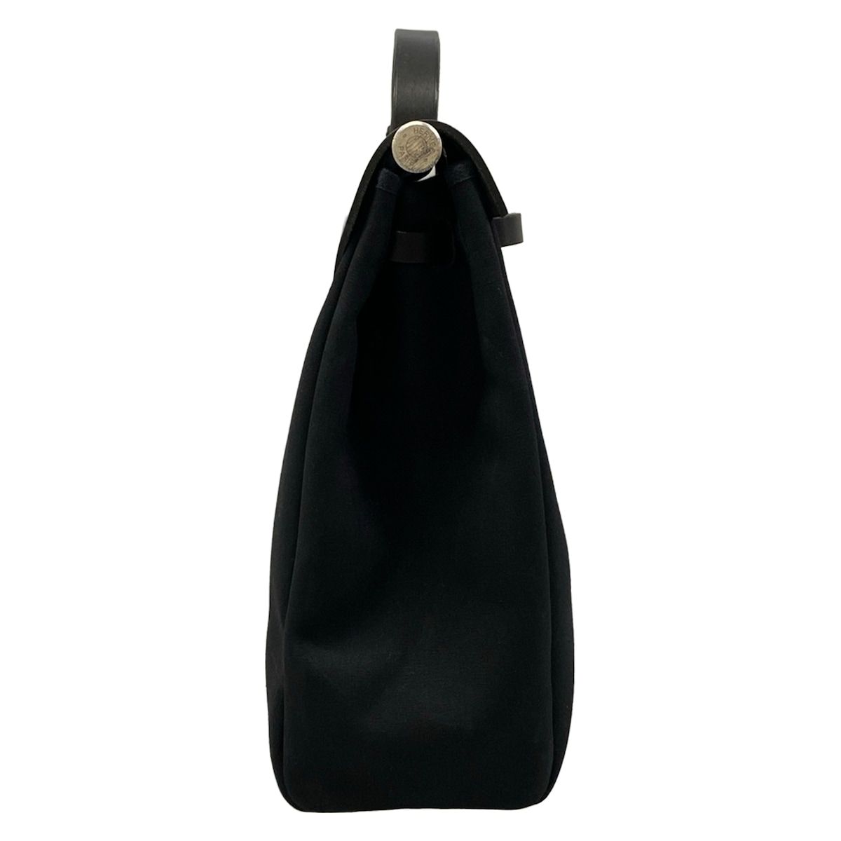 Hermes Handbag Herbag MM Black Leather — view 2
