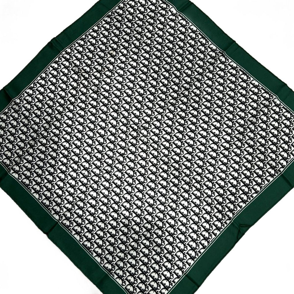Dior Scarf Green Black Multi Trotter