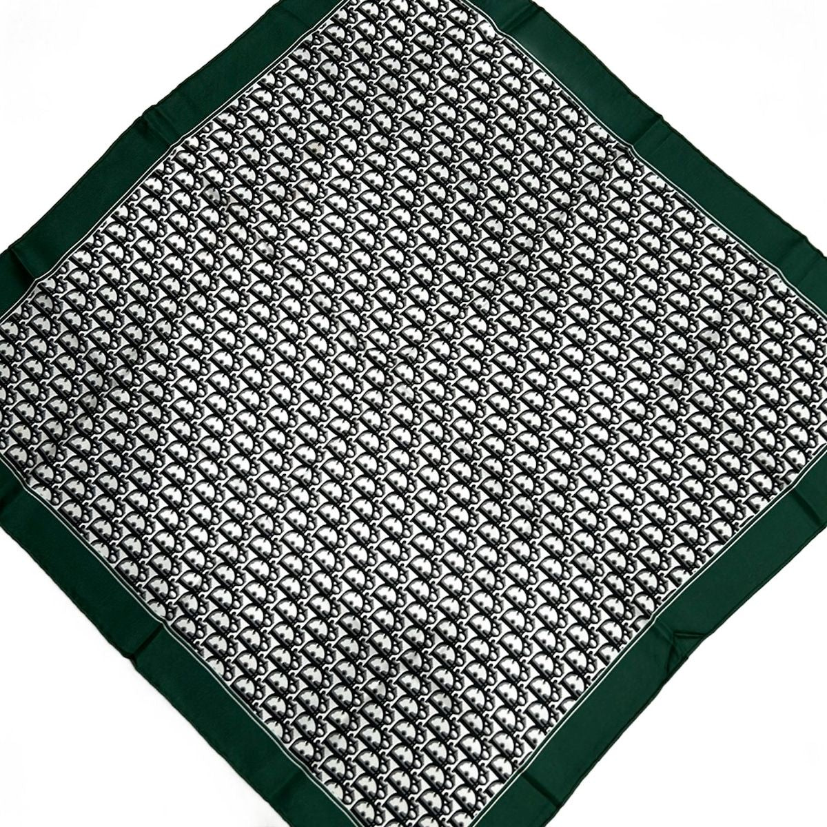 Dior Scarf Green Black Multi Trotter