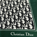 Dior Scarf Green Black Multi Trotter — view 4